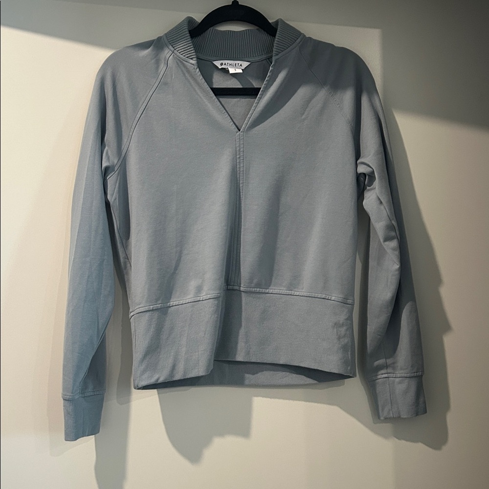 Pistola Light Gray V-Neck Pullover